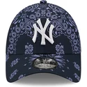 sapkak-ivelt-sotetkek-allithato-9forty-paisley-print-new-york-yankees-mlb-new-era
