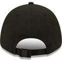 new-era-9forty-tri-patch-verstellbare-schwarze-kappe-mit-gebogenem-schirm