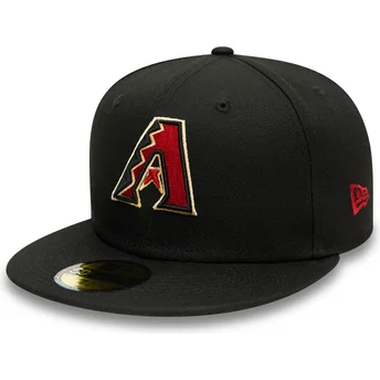Schwarze 59FIFTY AC Perf Fitted Cap der Arizona Diamondbacks MLB von New Era