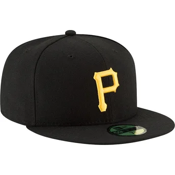 Sapkák lapos fekete illesztett 59FIFTY AC Perf Pittsburgh Pirates MLB New Era