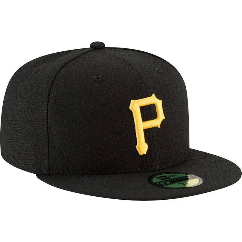 svart-platt-keps-justerad-59fifty-ac-perf-fran-pittsburgh-pirates-mlb-av-new-era