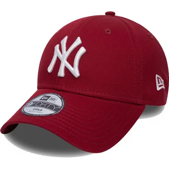 sapkak-ivelt-piros-allithato-gyereknek-9forty-league-essential-new-york-yankees-mlb-new-era
