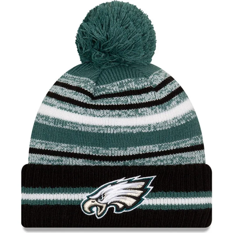 sapkak-pompon-zold-sport-sideline-philadelphia-eagles-nfl-new-era