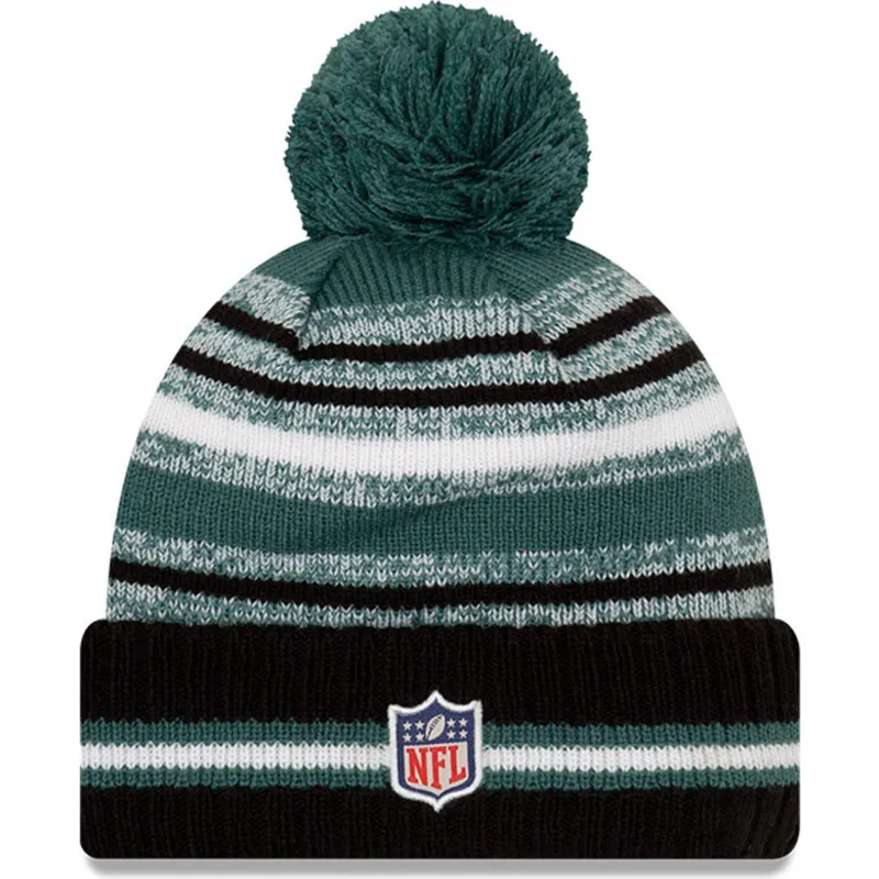 sapkak-pompon-zold-sport-sideline-philadelphia-eagles-nfl-new-era