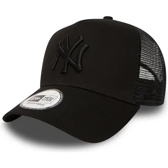 Sapkák ívelt fekete snapback gyereknek A Frame Clean New York Yankees MLB New Era