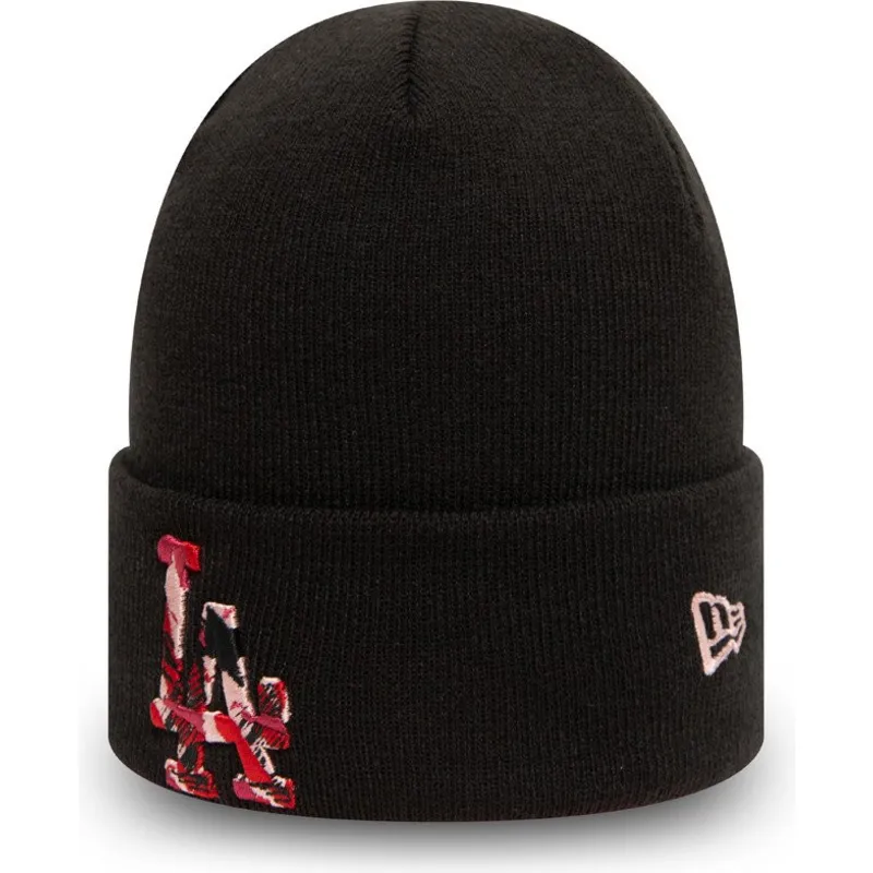 sapkak-fekete-knit-cuff-camo-infill-los-angeles-dodgers-mlb-new-era