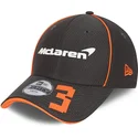 new-era-9forty-mclaren-racing-formel-1-daniel-ricciardo-graue-snapback-kinderkappe-mit-gebogenem-schirm