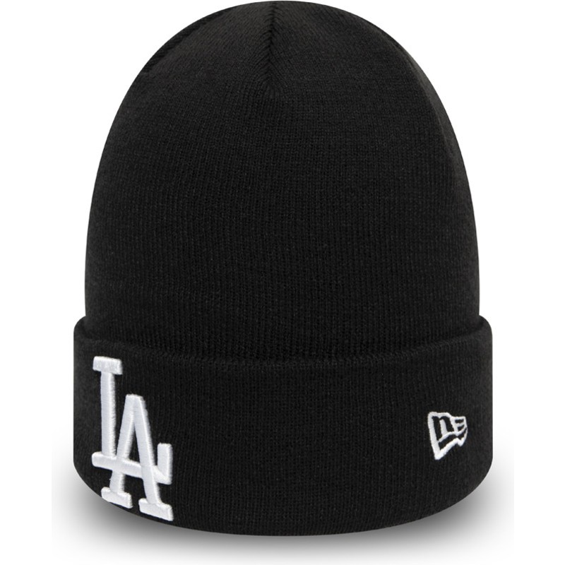 new-era-essential-cuff-los-angeles-dodgers-mlb-black-beanie