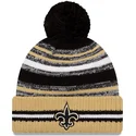 new-orleans-saints-nfl-sport-sideline-braune-und-schwarze-mutze-von-new-era
