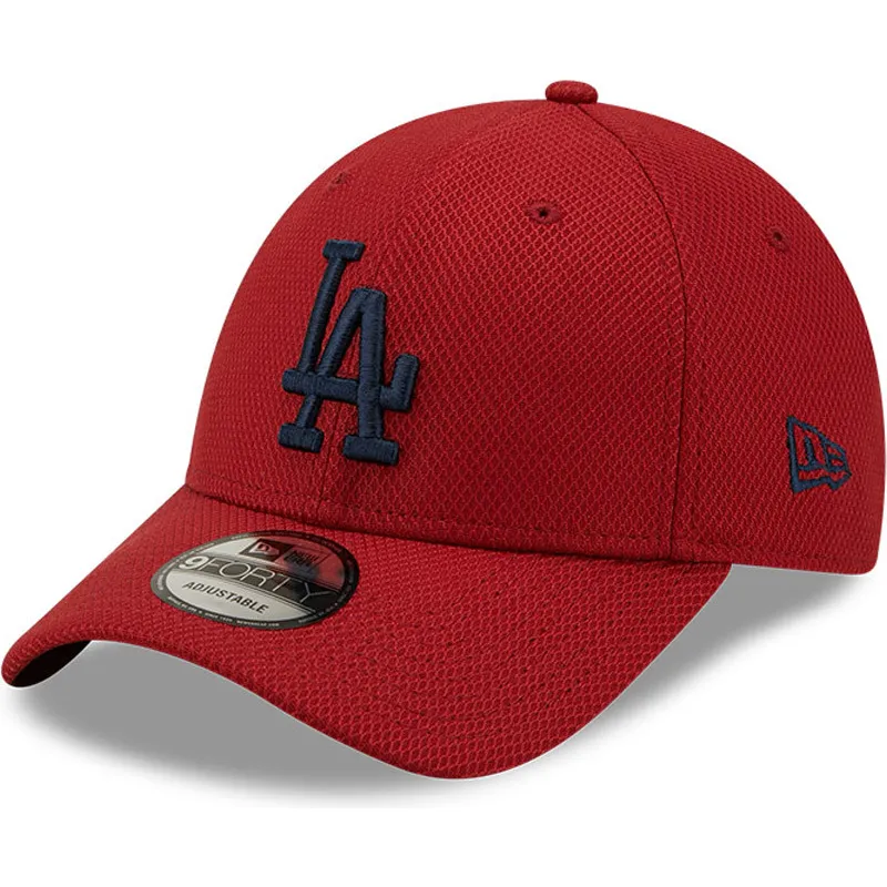 sapkak-ivelt-piros-allithato-9forty-diamond-era-los-angeles-dodgers-mlb-new-era