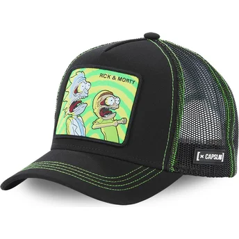Gorra trucker svart Rick och Morty PSY2 från Capslab