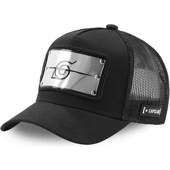 Sapkák ívelt fekete snapback BAN Konoha Naruto Capslab
