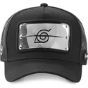 schwarze-trucker-cap-konoha-ban-naruto-von-capslab