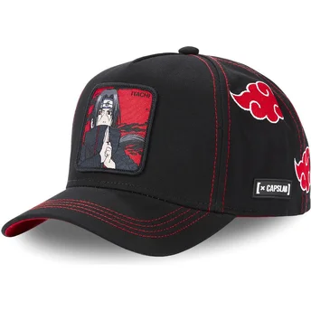 Svart böjd keps snapback Itachi Uchiha AKA2 Naruto från Capslab