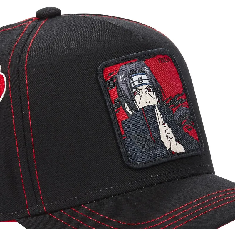 svart-bojd-keps-snapback-itachi-uchiha-aka2-naruto-fran-capslab