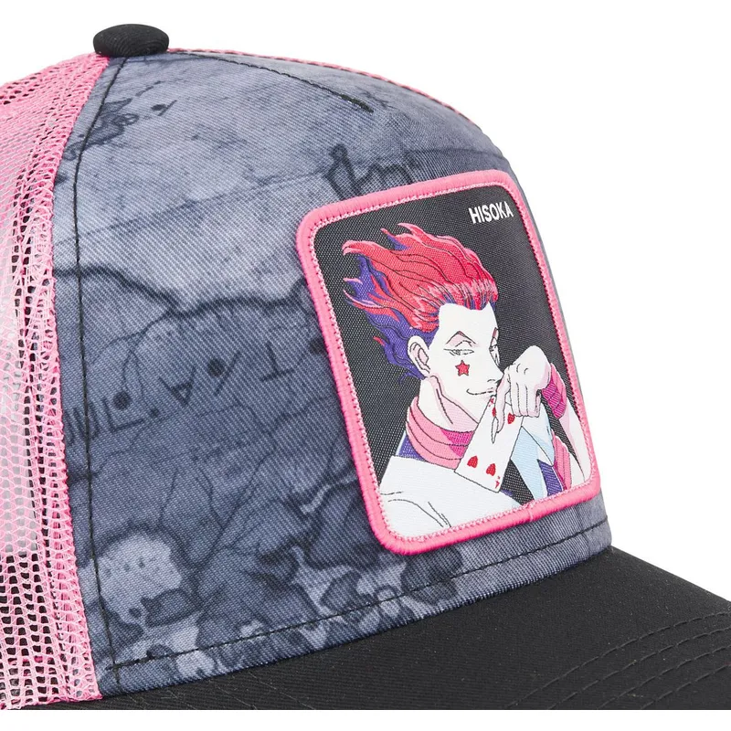 trucker-cap-schwarz-und-rosa-hisoka-morow-his2-hunter-x-hunter-von-capslab
