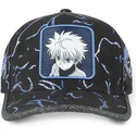 schwarze-und-blaue-gebogene-kappe-verstellbar-killua-zoldyck-tag-kir1-hunter-x-hunter-von-capslab