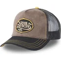 braune-und-schwarze-trucker-kappe-always-on-the-run-vin-von-von-dutch