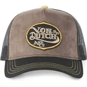 braune-und-schwarze-trucker-kappe-always-on-the-run-vin-von-von-dutch