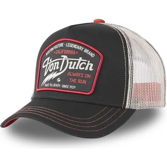 Sapkák ívelt fekete snapback THU Von Dutch