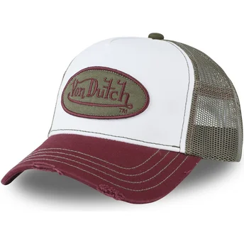 Sapkák ívelt fehér snapback , SUM SUM Von Dutch