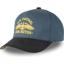 blaue-und-schwarze-verstellbare-curved-cap-air-patrol-air-von-von-dutch