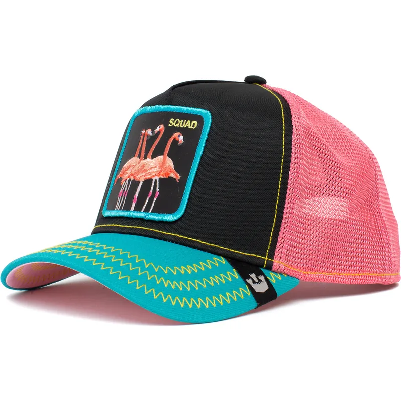 sapkak-ivelt-fekete-snapback-rosa-squad-flamingoals-the-farm-goorin-bros