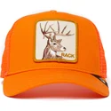 gorra-trucker-naranja-ciervo-the-deer-rack-the-farm-de-goorin-bros