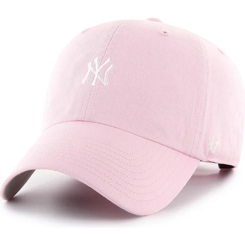 sapkak-ivelt-rozsaszin-allithato-clean-up-base-runner-new-york-yankees-mlb-47-brand