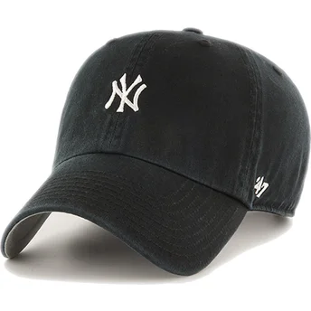 Sapkák ívelt fekete állítható pánt Clean Up Base Runner New York Yankees MLB 47 Brand