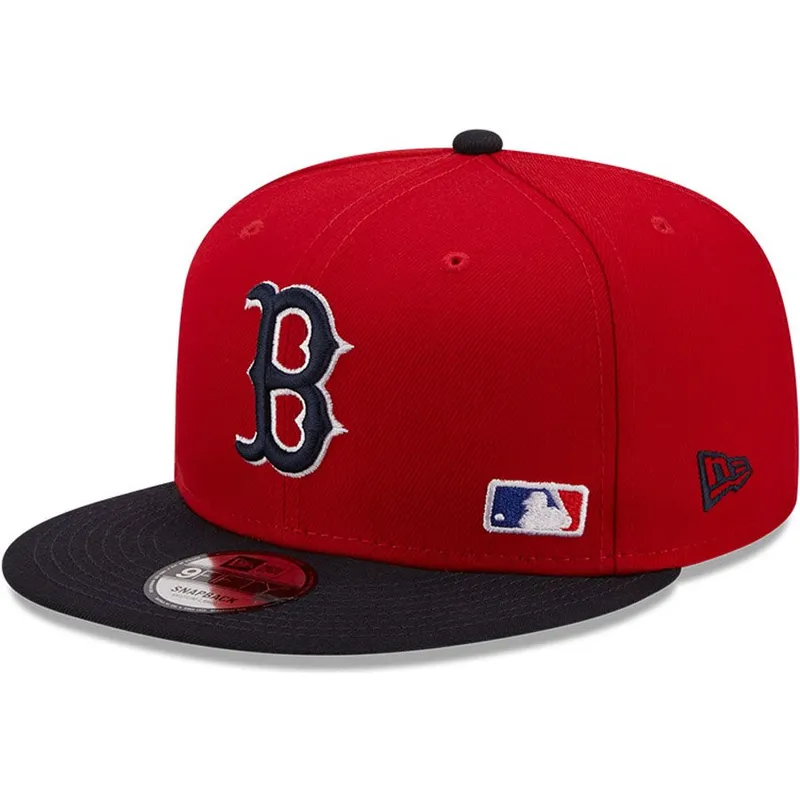 sapkak-lapos-piros-snapback-9fifty-team-arch-boston-red-sox-mlb-new-era