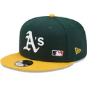 sapkak-lapos-zold-snapback-9fifty-team-arch-oakland-athletics-mlb-new-era