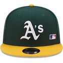 sapkak-lapos-zold-snapback-9fifty-team-arch-oakland-athletics-mlb-new-era