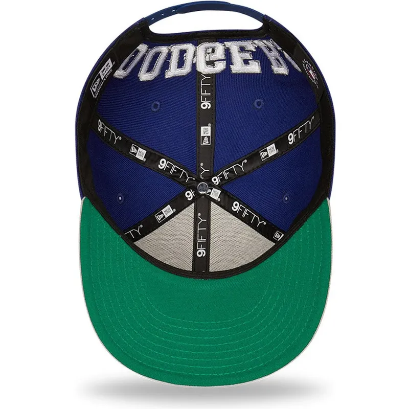 sapkak-lapos-kek-snapback-9fifty-team-arch-los-angeles-dodgers-mlb-new-era