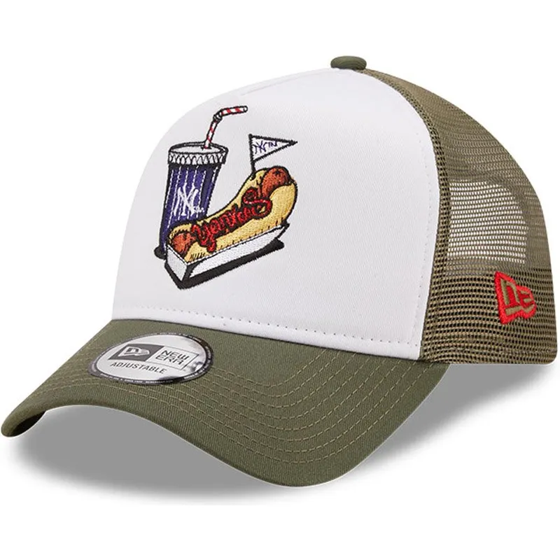 sapkak-ivelt-feher-snapback-a-frame-stadium-food-hot-dog-new-york-yankees-mlb-new-era