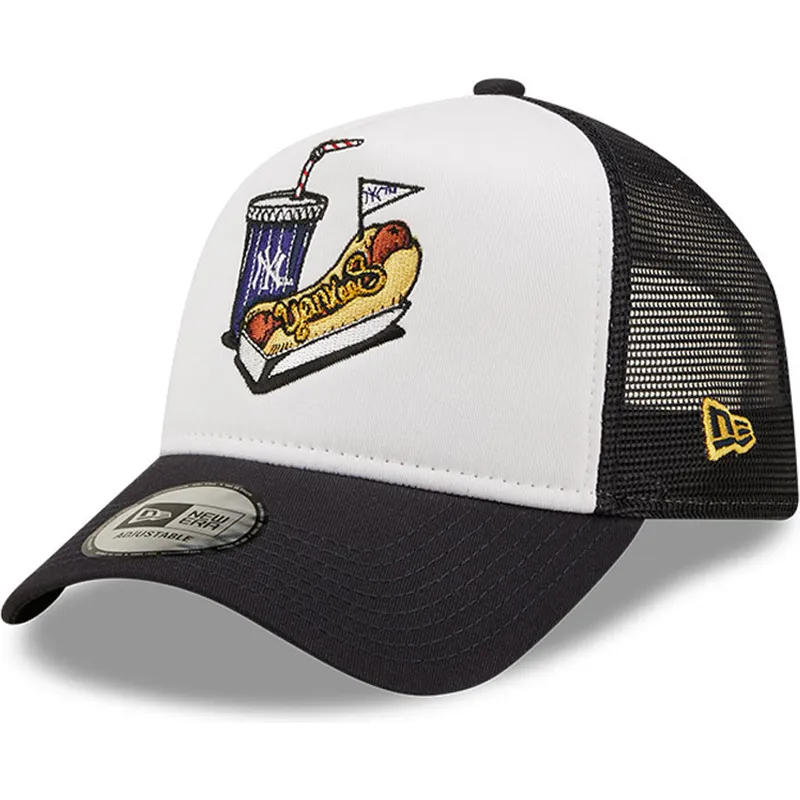sapkak-ivelt-feher-snapback-a-frame-stadium-food-hot-dog-new-york-yankees-mlb-new-era