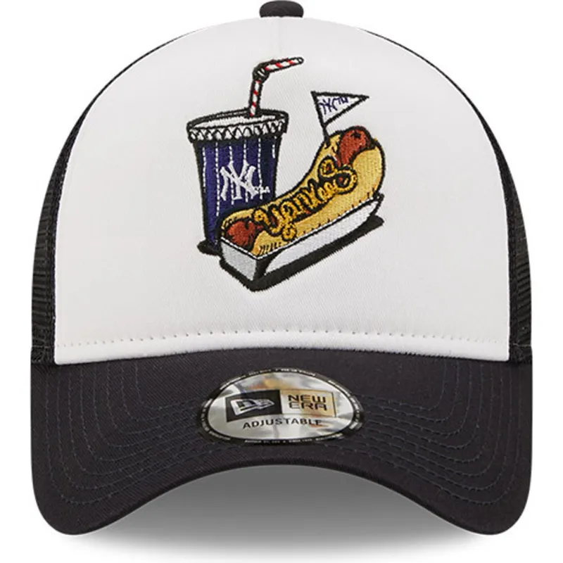 sapkak-ivelt-feher-snapback-a-frame-stadium-food-hot-dog-new-york-yankees-mlb-new-era