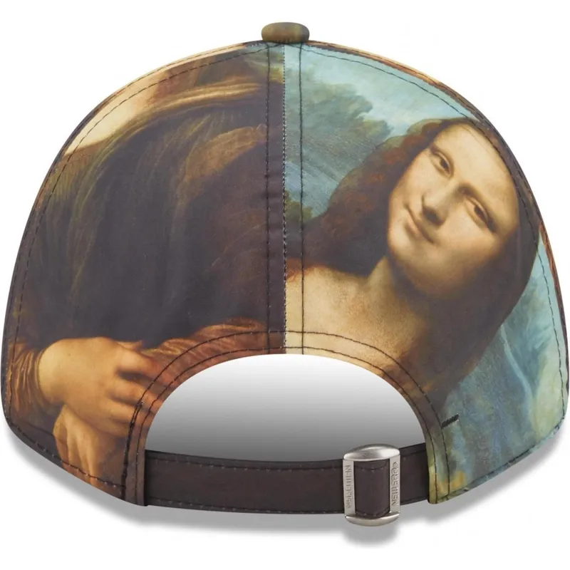 mehrfarbige-verstellbare-curved-cap-9forty-mona-lisa-le-louvre-von-new-era