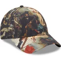 9forty-verstellbare-mehrfarbige-kappe-la-liberte-guidant-le-peuple-le-louvre-von-new-era