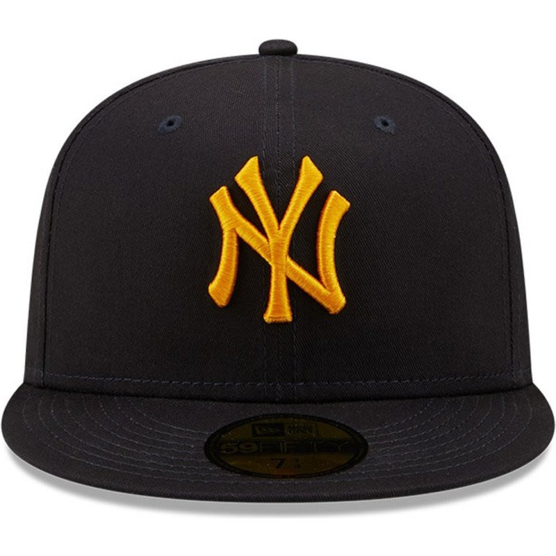 yellow yankee hat fitted