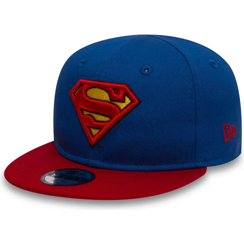sapkak-lapos-kek-snapback-gyereknek-9fifty-character-superman-dc-comics-new-era