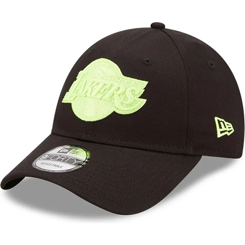 sapkak-ivelt-fekete-allithato-9forty-neon-pack-los-angeles-lakers-nba-new-era