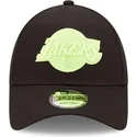 sapkak-ivelt-fekete-allithato-9forty-neon-pack-los-angeles-lakers-nba-new-era