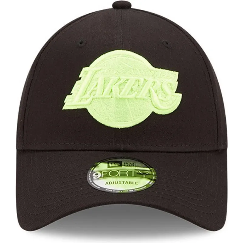 sapkak-ivelt-fekete-allithato-9forty-neon-pack-los-angeles-lakers-nba-new-era