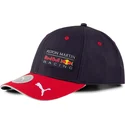 snapback-kappe-mit-gebogenem-schirm-in-marineblau-und-rot-red-bull-racing-formel-1-replica-von-puma