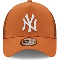 sapkak-ivelt-barna-snapback-a-frame-tonal-mesh-new-york-yankees-mlb-new-era