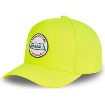 Von Dutch Kustom Kulture COL YEL1 gul böjd snapback keps