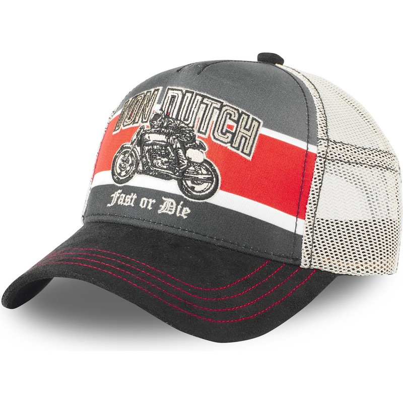 Von Dutch Fast Or Die FAS Black Trucker 