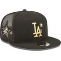 schwarze-flache-trucker-kappe-mit-goldenem-logo-9fifty-all-star-game-der-los-angeles-dodgers-mlb-von-new-era