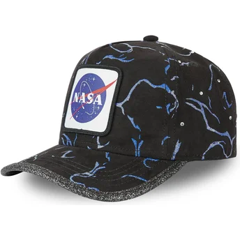 Cap ívelt черен регулируема лента NASA Capslab